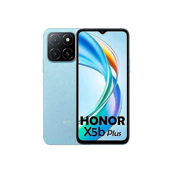 Celular Honor X5B Plus GFY-LX3 Dual SIM 256GB/4GB RAM 6.56" 50MP/5MP Ocean Blue