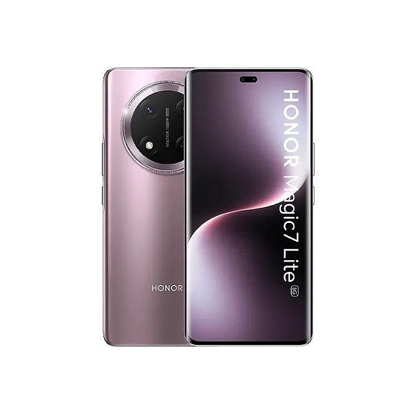 Celular Honor MAGIC7 Lite BRP-NX1 Titanio Morado - 256GB, 12GB RAM, Dual SIM, NFC, Tela 6.78", Câmeras 108+5MP/16MP