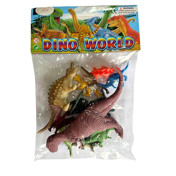Kit Dinossauros 12 Peças Diversos