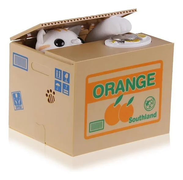 Cofre Gatinho Que Pega Moedas