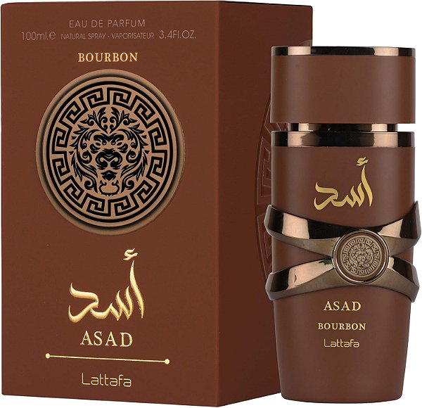 Perfume Árabe Lattafa Asad Bourbon Eau Parfum 100ml Original - Selo Certificado 100ml
