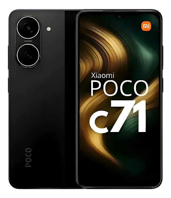 Xiaomi POCO C71 com 3GB de RAM, 64GB PRETO