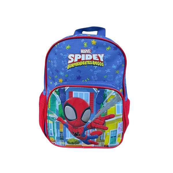 MOCHILA DE COSTAS HOMEM ARANHA PEQUENA 9L AZUL