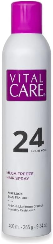 Mega Freeze Hair Spray 24 Horas, Vital Care