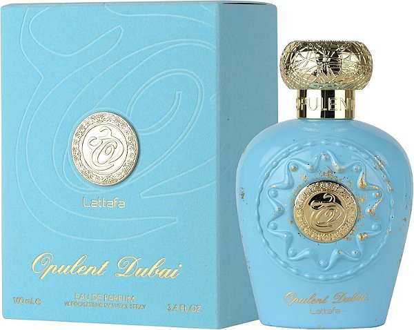 Lattafa Perfume Opulent Dubai - Citrus, Frutado, Floral, Amadeirado - Eau de Parfum Fragrância de Longa Duração para Tod