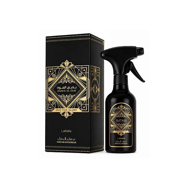 Sachê Perfume de Ambiente Lattafa Badee Al Oud For Glory 450ml