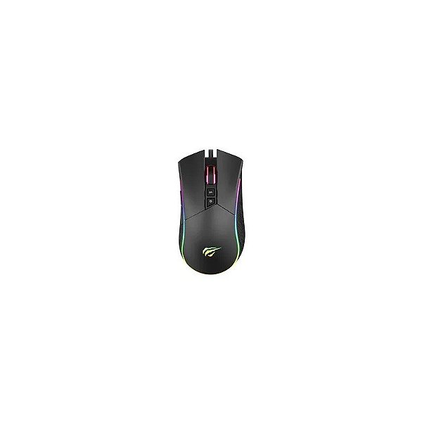 Mouse Gamer Havit MS1001S V2 Snipe Gamenote USB / RGB - Preto / Cinza