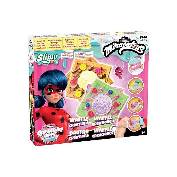 Jogo de Artesanato Sprinkles 'N Slim Miraculous Waffles