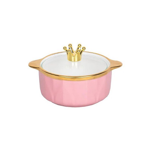 Sopeira de Porcelana Colorida com Tampa 700ML