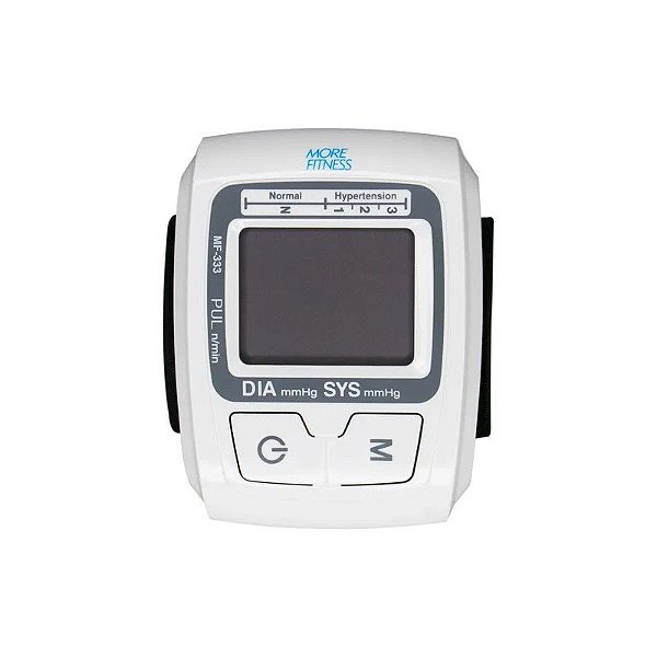 Medidor de Pressão More Fitness MF-333 - para Pulso - Branco