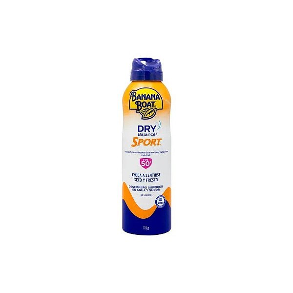 Protetor Solar Banana Boat FPS50 DRY Balance Sport Aerossol 220ML