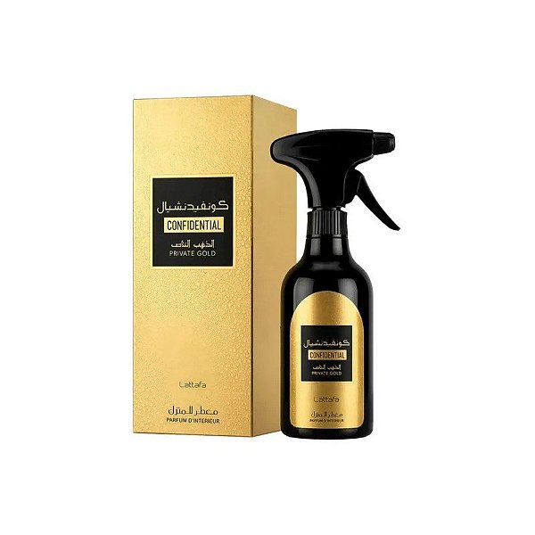 Perfume de Ambiente Lattafa Confidential Private Gold 450ml