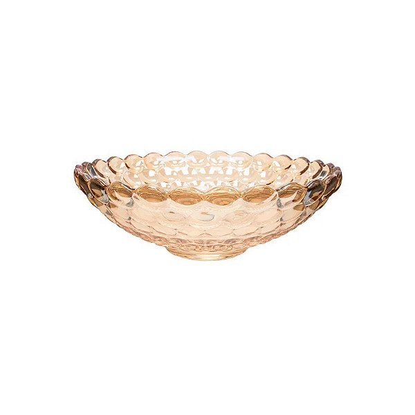 Travessa de Vidro 30X10,3 cm - Dourado