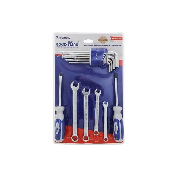 Kit de Ferramentas Good King NRI-20015 - 15 Peças