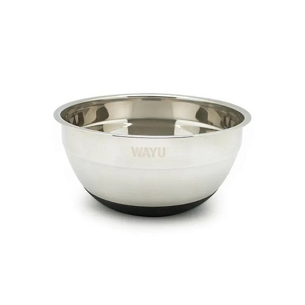Tigela de Aço Inoxidável com Silicone 22CM Wayu