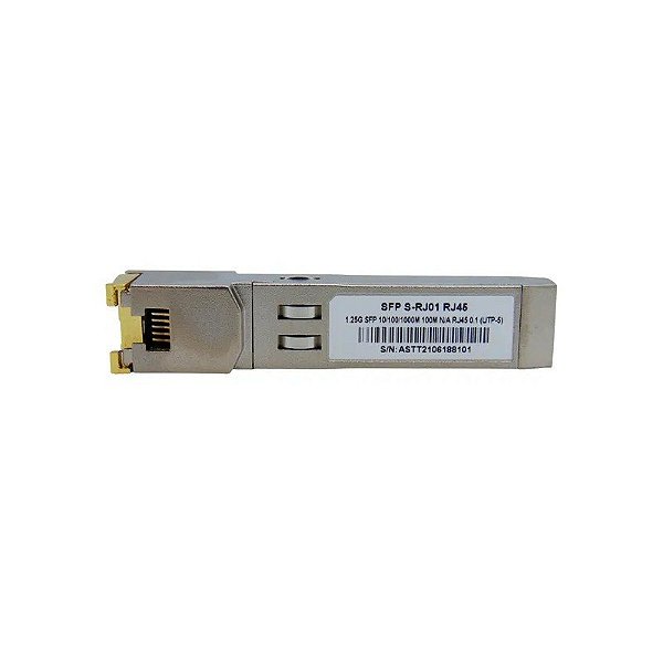 Mikrotik Módulo SFP RJ45 Mini-GBIC 10/100/1000M Cobre (MK OEM)