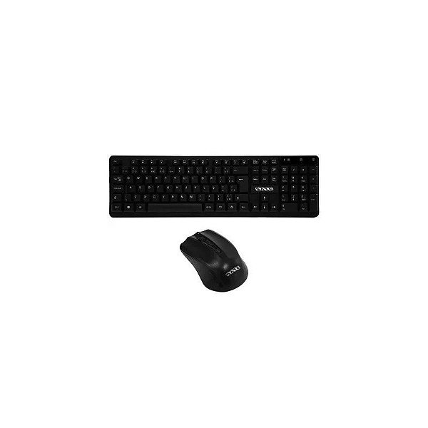 Teclado Sem Fio com Fio Satélite AK-741G 2.4G ABNT Mult