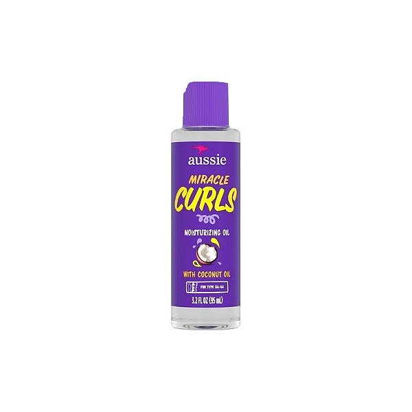 Óleo para Cabelo Aussie Miracle Curls Coconut Oil 95ML