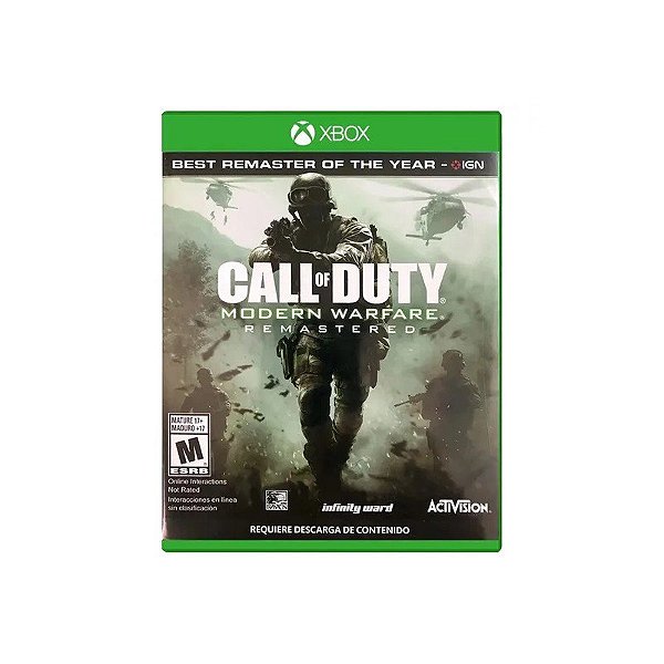 Jogo Xbox One Call Of Duty Modern Warfare Remastered