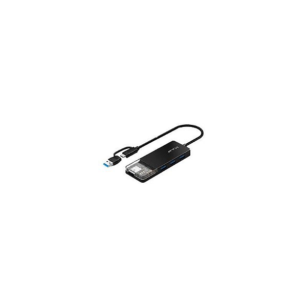 Hub USB 4P FTX HUBT3-PB USB-A/USB-C 3.0