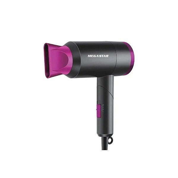 Secador de Viagem Mega Star SC-320P - 1400W - 220V