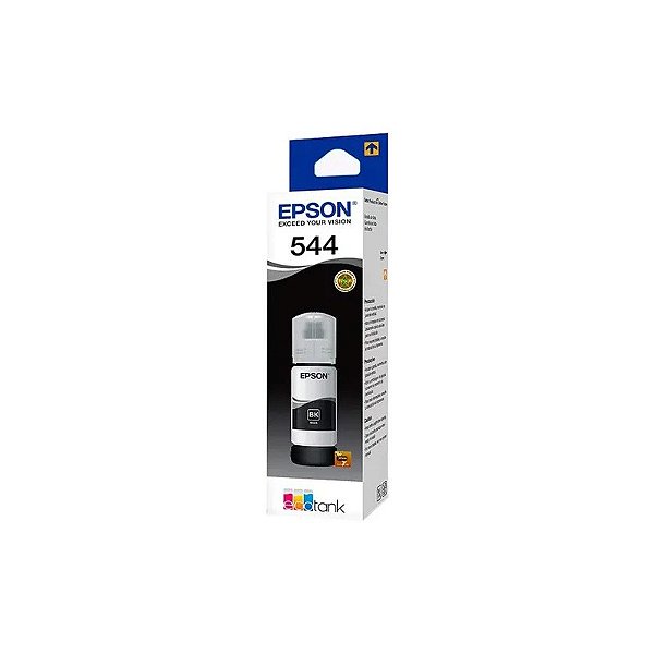 Garrafa de Tinta Epson para Ecotank T544 120 L3110 / L3150 / L5190 65ML - Preto