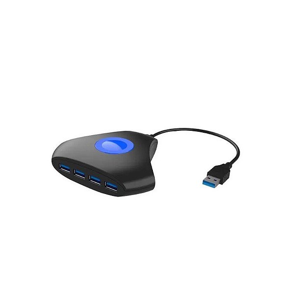 Hub USB 3.0 de 4 Portas para PC/PS5/Xbox One/X/S