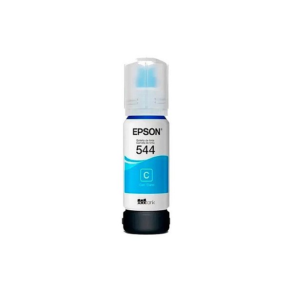 Garrafa de Tinta Epson para Ecotank T544 220 L3110 / L3150 / L5190 65ML - Ciano