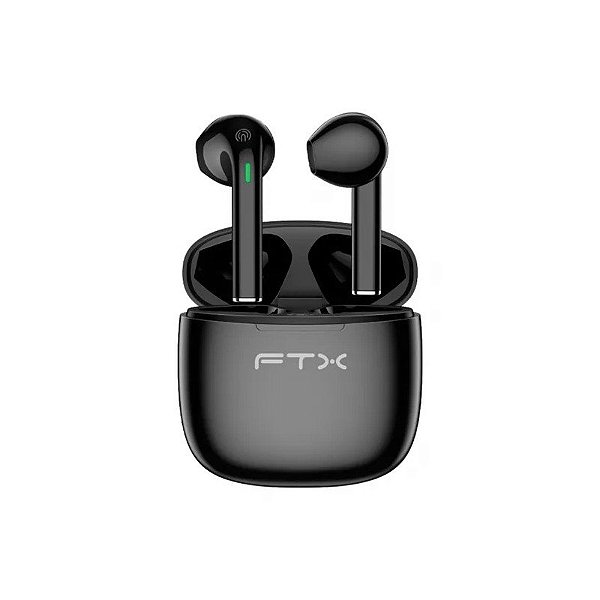 Fone de Ouvido FTX E26P-Preto BT/ Microfone/ TWS/ Touch/ IPX6 124535