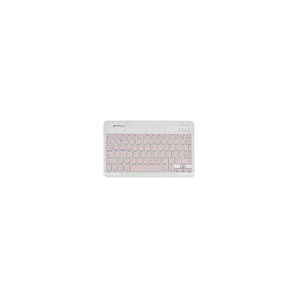Teclado FTX B09 Bluetooth / Português - Rosa / Branco (106241)