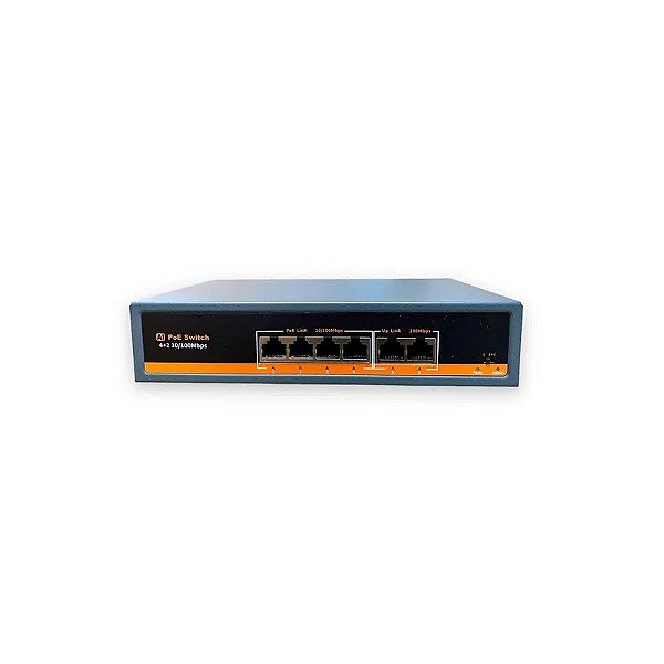Switch F. 04POE 78W 10/100MBPS 4POE RJ45+ 2FE F0420FBL-C