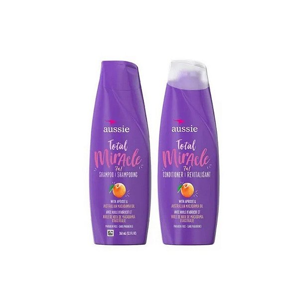 Kit Aussie Shampoo + Condicionador Total Miracle 360ML