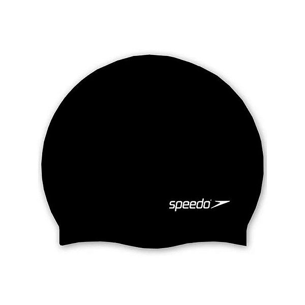 Touca de Natação Speedo Júnior Lisa Plana de Silicone 8-709931959 - Preto