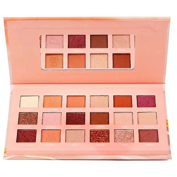 Paleta de Sombras Outdoor Girl Love Me Pressed (18 Cores) 20g