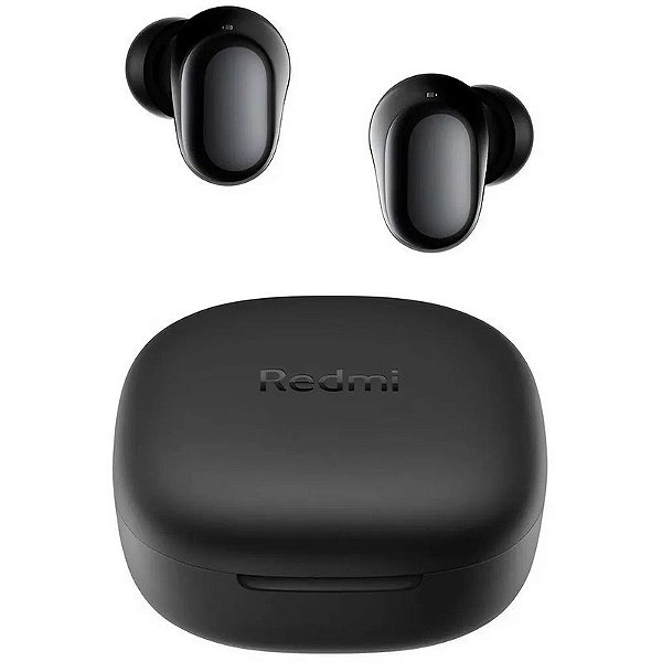 Fone de Ouvido Xiaomi Redmi Buds 6 Play Bluetooth M2420E1 Preto (com redução de ruído)