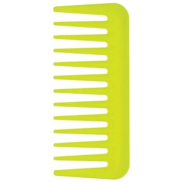 Pente para Cabelo Janeke Styling Comb Mini SuperCombo 82872LIM - Amarelo