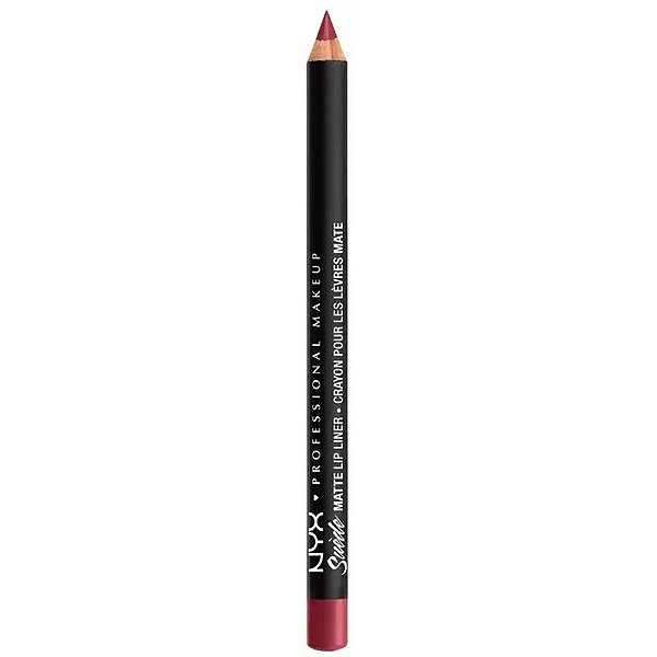 Lápis delineador labial NYX Suede Matte Cherry Skies SMLL03 - 1.0g
