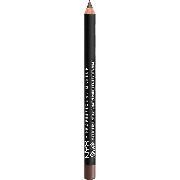 Lápis delineador de lábios NYX Suede Matte Brooklyn Thorn SMLL21 - 1,0g