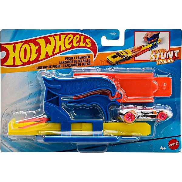 Lançador de Bolso Hot Wheels Stunt Tracks Mattel - FTH84-FVM08