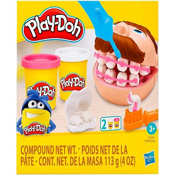 Massa de Modelar Play-Doh Mini Dentista Bromista Hasbro - E4919