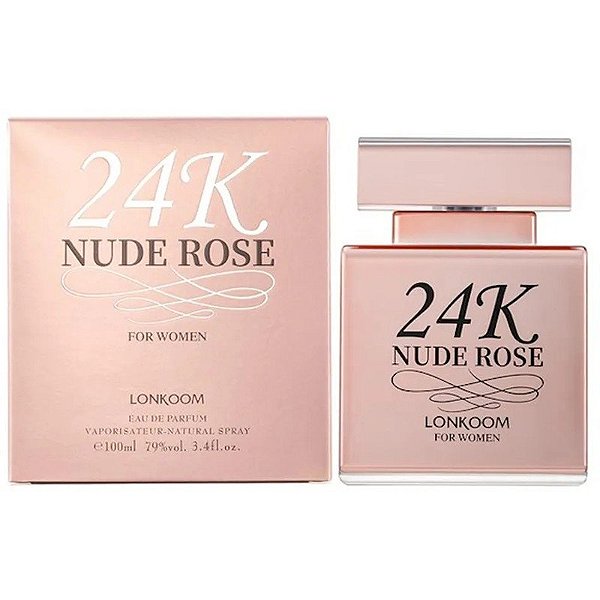 Perfume Lonkoom 24K Nude Rose EDP 100ml - Feminino