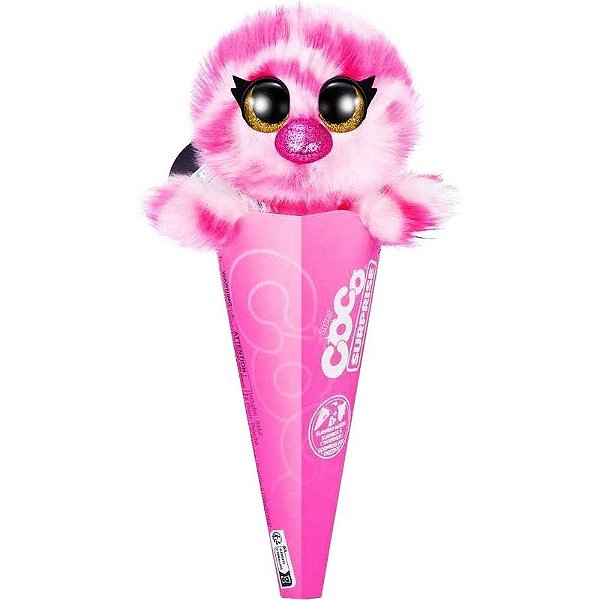 Peluche Flapper Coco Cones Surpresa Neon Zuru - 9609