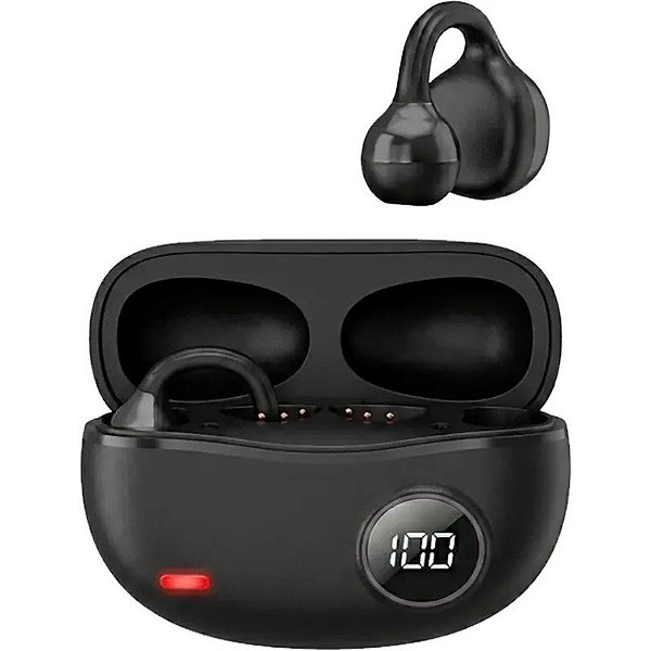Fone de Ouvido Sem Fio HYE Stereo Earphone H2PRO Preto (ENC)