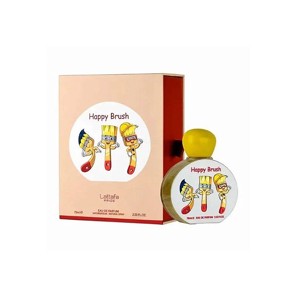 Perfume Lattafa Happy Brush Eau de Parfum Unissex 75ML