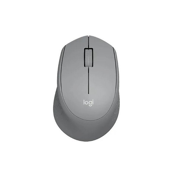 Mouse Logitech M280 - Sem Fio - 1000 DPI - 3 Botões - Cinza