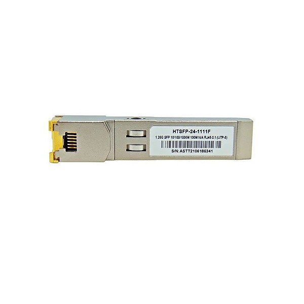Módulo SFP F. M 1.25G 100M HTSFP-24-1111F RJ45 Cobre 10/100/1000M