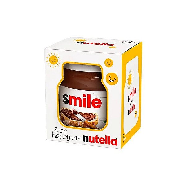 Pote de Presente Sorriso Nutella Ferrero 350G