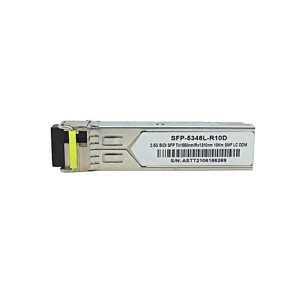 Módulo SFP 2.5G 10km Bidi LC DDM TX1550-RX1310nm 5348L-R10D
