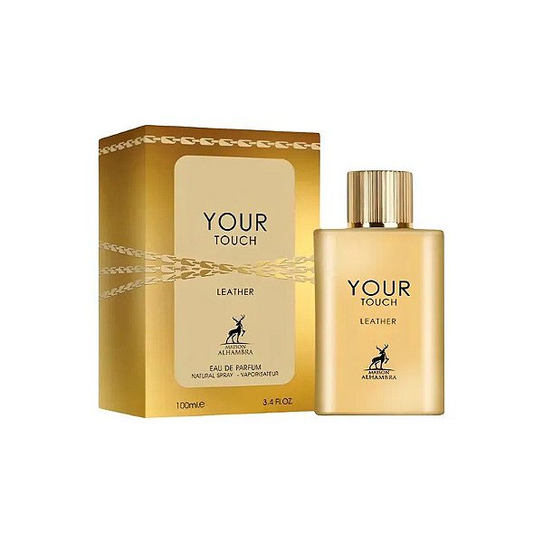 Perfume Maison Alhambra Your Touch Couro Eau de Parfum Masculino 100ML