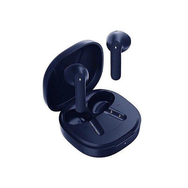 Fone de Ouvido Sem Fio QCY Air BH24QT41A com Carregador - Azul